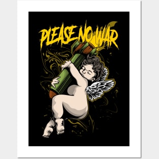 Please no war Posters and Art